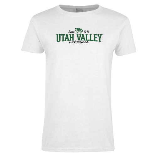 Main Image for  Womens White Short Sleeve Tee