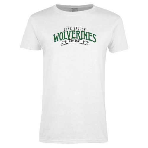 Main Image for  Womens White Short Sleeve Tee