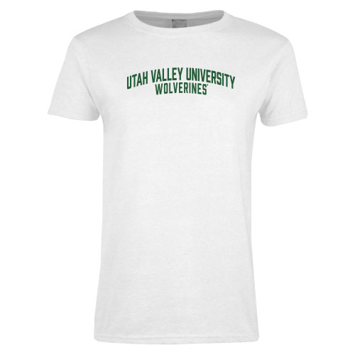 Main Image for  Womens White Short Sleeve Tee