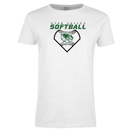 Main Image for  Womens White Short Sleeve Tee