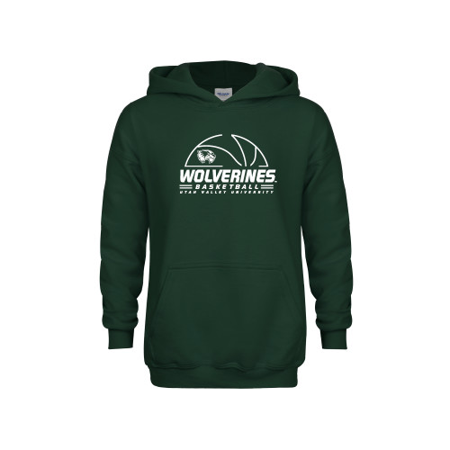 Main Image for  Youth Dark Green Fleece Hoodie