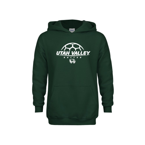 Main Image for  Youth Dark Green Fleece Hoodie