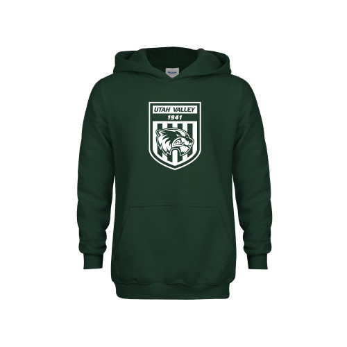 Main Image for  Youth Dark Green Fleece Hoodie