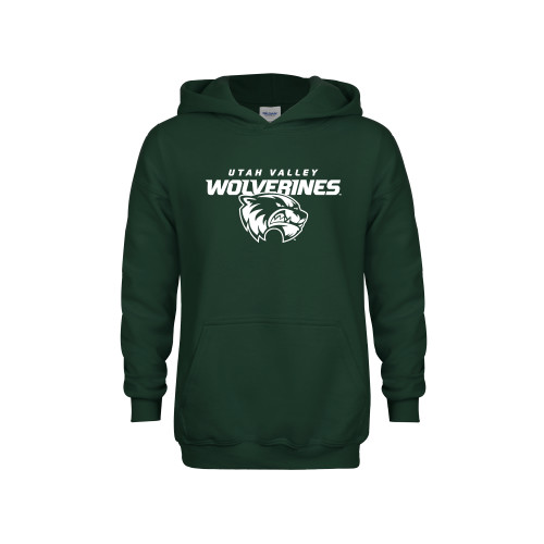 Main Image for  Youth Dark Green Fleece Hoodie