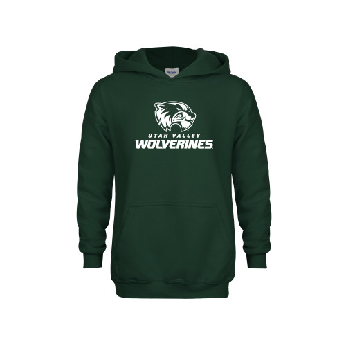 Main Image for  Youth Dark Green Fleece Hoodie