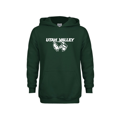 Main Image for  Youth Dark Green Fleece Hoodie