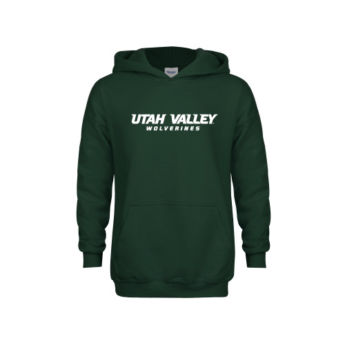 Main Image for  Youth Dark Green Fleece Hoodie