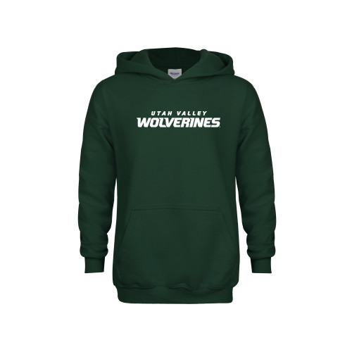 Main Image for  Youth Dark Green Fleece Hoodie