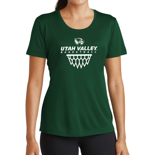 Main Image for  Womens Dark Green Performance Short Sleeve Tee