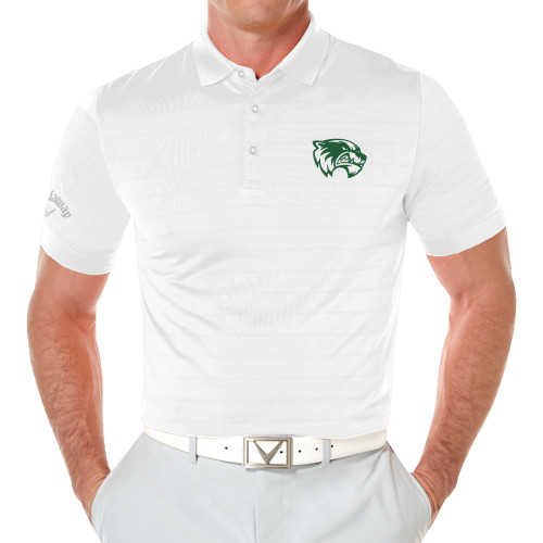  Callaway Opti Vent White Polo - Primary Logo