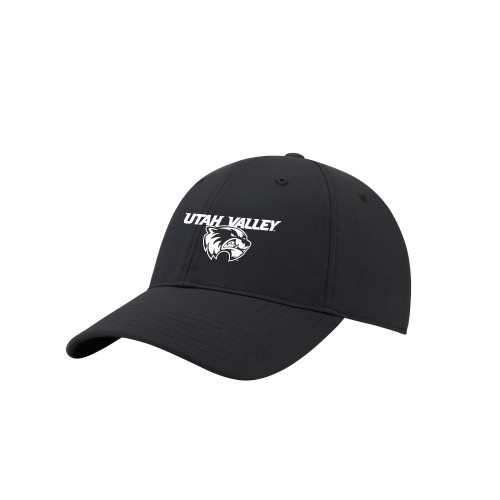  Callaway Performance Black Front Crest Hat - Utah Valley Logo