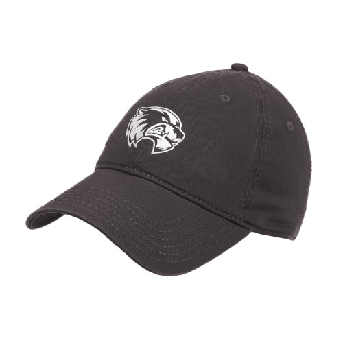  Charcoal Unstructured Adjustable Low Profile Hat - Primary Logo