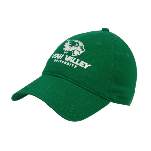  Kelly Green Unstructured Adjustable Low Profile Hat - Utah Valley University