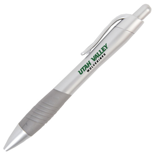  Metallic Mykonos Silver Pen - Utah Valley Word Mark