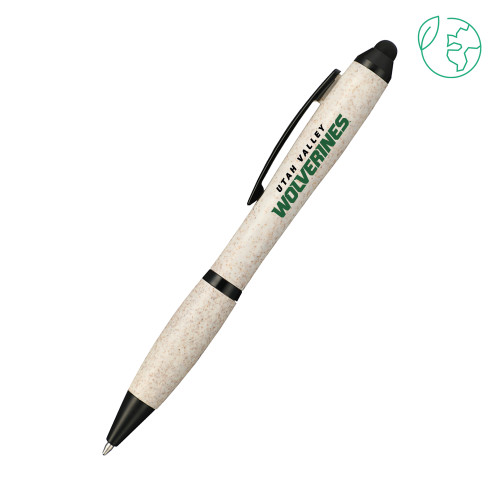  Nash Wheat Straw Ballpoint Beige Stylus Pen - Utah Valley Wolverines
