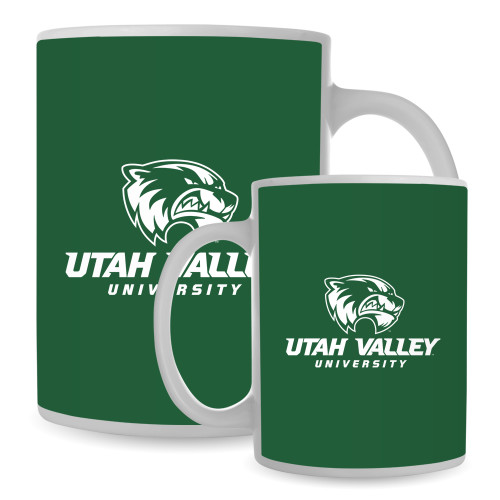  Full Color White Mug 15oz - Utah Valley University