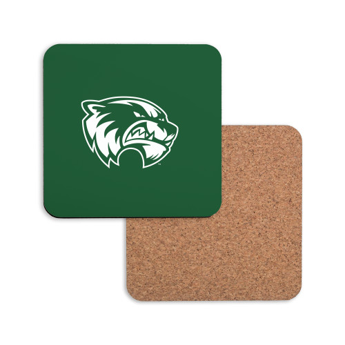  Hardboard Coaster w/Cork Backing - Primary Logo