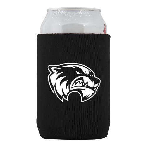  Neoprene Black Can Holder - Primary Logo