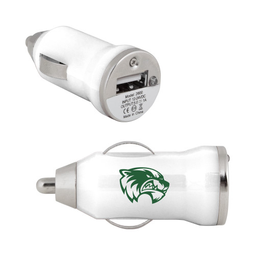  On the Go White Car Charger - Primary Logo
