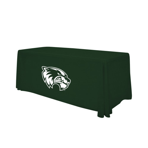  Dark Green 6 foot Table Throw - Primary Logo
