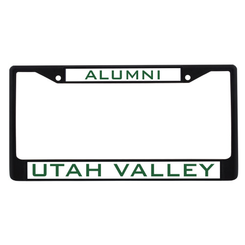  Alumni Metal License Plate Frame in Black - UTAH VALLEY