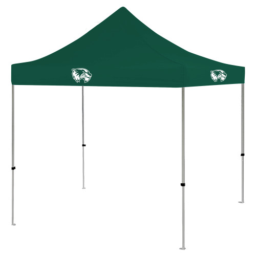  9 ft x 9 ft Dark Green Tent - Primary Logo