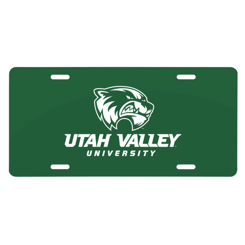  License Plate - Utah Valley University