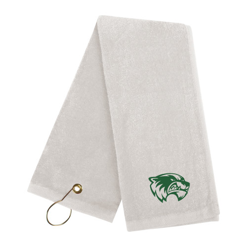  White Golf Towel - Primary Logo