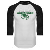Thumbnail image for  White/Black Raglan Baseball T Shirt