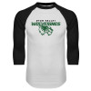 Thumbnail image for  White/Black Raglan Baseball T Shirt
