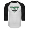 Thumbnail image for  White/Black Raglan Baseball T Shirt