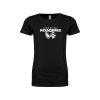 Thumbnail image for  Next Level Girls Black Fashion Fit T Shirt