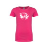 Thumbnail image for  Next Level Girls Fuchsia Fashion Fit T Shirt