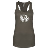 Thumbnail image for  Next Level Womens Charcoal Racerback Tank