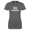 Thumbnail image for  Next Level Womens Charcoal Boyfriend Tee