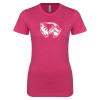 Thumbnail image for  Next Level Womens Fuchsia Boyfriend Tee