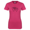 Thumbnail image for  Next Level Womens Fuchsia Boyfriend Tee