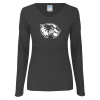 Thumbnail image for  Womens Dark Heather Long Sleeve V Neck Tee 