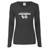 Thumbnail image for  Womens Dark Heather Long Sleeve V Neck Tee 