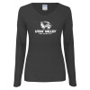 Thumbnail image for  Womens Dark Heather Long Sleeve V Neck Tee 