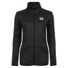 Thumbnail image for  Womens Black Heather Fleece Jacket
