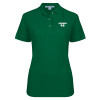 Thumbnail image for  Womens Silk Touch Dark Green Pique Polo