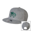 Thumbnail image for  Heather Grey Wool Blend Flat Bill Snapback Hat