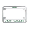Thumbnail image for  Metal Motorcycle License Plate Frame in Chrome