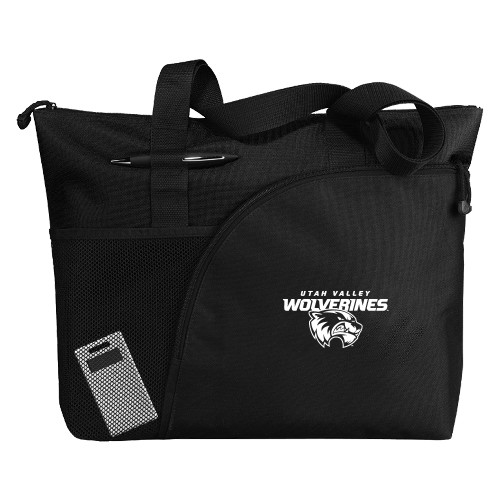  Excel Black Sport Utility Tote - Secondary Logo