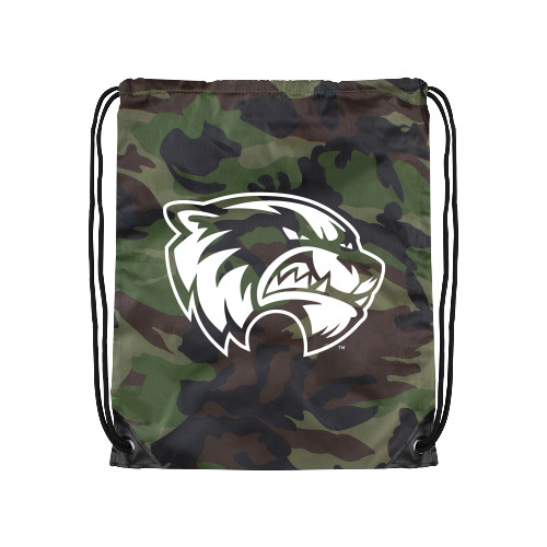  Camo Drawstring Backpack - Primary Logo