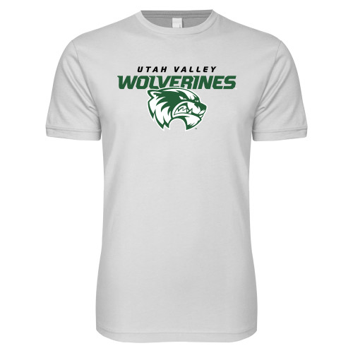  Next Level White SoftStyle T Shirt - Secondary Logo