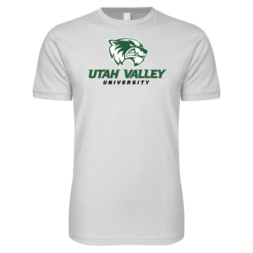  Next Level White SoftStyle T Shirt - Utah Valley University