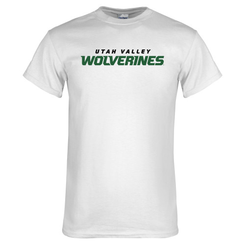  White T Shirt - Utah Valley Wolverines