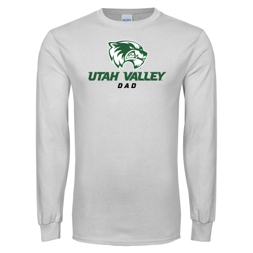  White Long Sleeve T Shirt - Dad